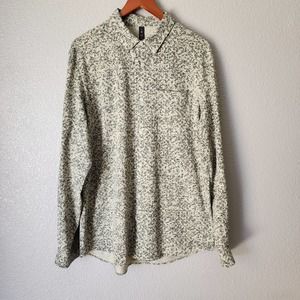 Lululemon Particle Camo Performance Button Front  Longsleeve Shirt